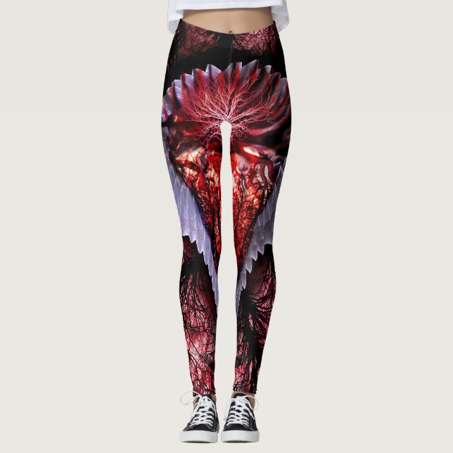 Legging Coração em chamas (Frente)