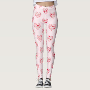 Legging Coração em Pontos