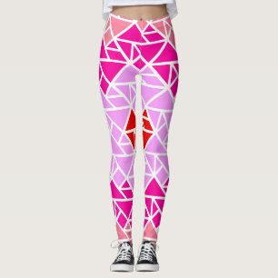 Legging Coração - Padrão de Tangram
