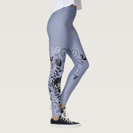 Legging Coração quebrado fixo lunático abstrato gótico