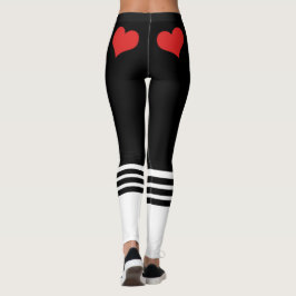 Legging Coração Vermelho da Equipe Bride