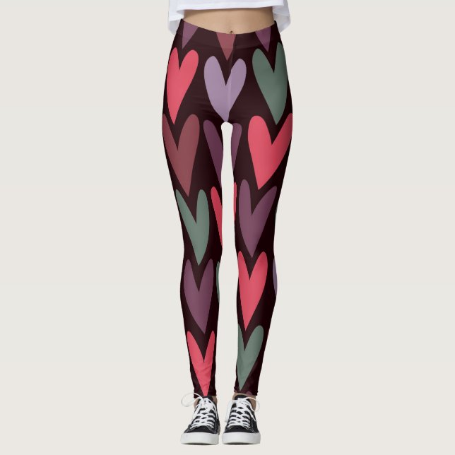 Legging Corações 6 (Frente)