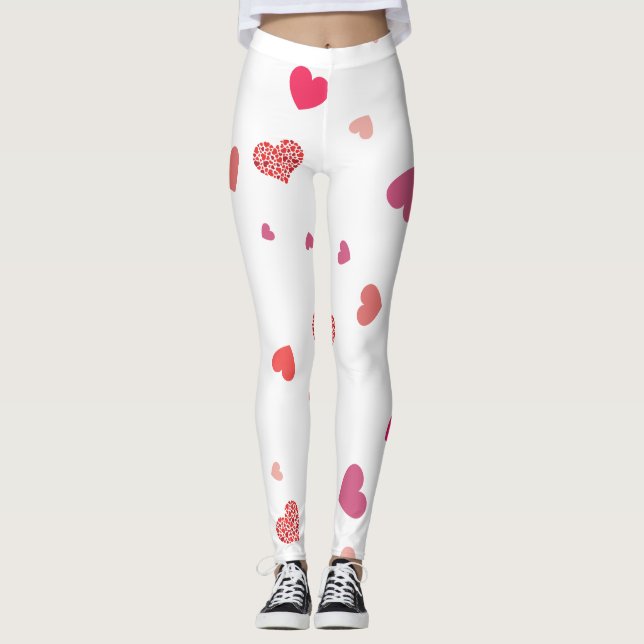 Legging Corações - amor (Frente)