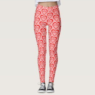 Legging Corações bandas
