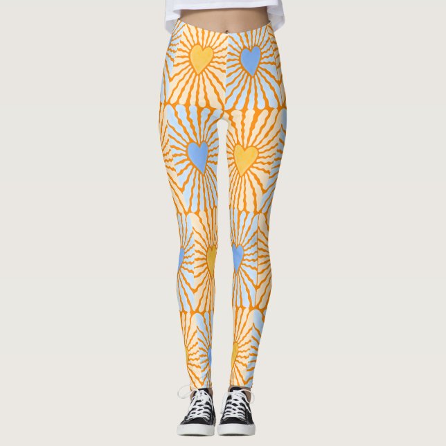 Legging Corações Brilhantes (Frente)