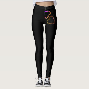 Legging Corações de Beijo