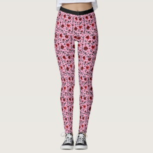 Legging Corações escuros e Góticos