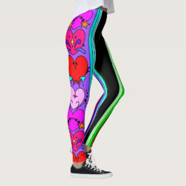 Legging Corações extravagantes