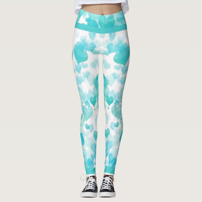 Legging Corações flutuantes no chão (Frente)