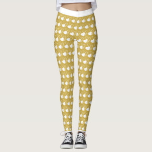 Legging Corações Inclusos Distorcidos do dia de os namorad