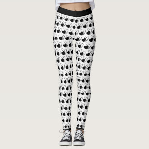 Legging Corações Inclusos Distorcidos do dia de os namorad