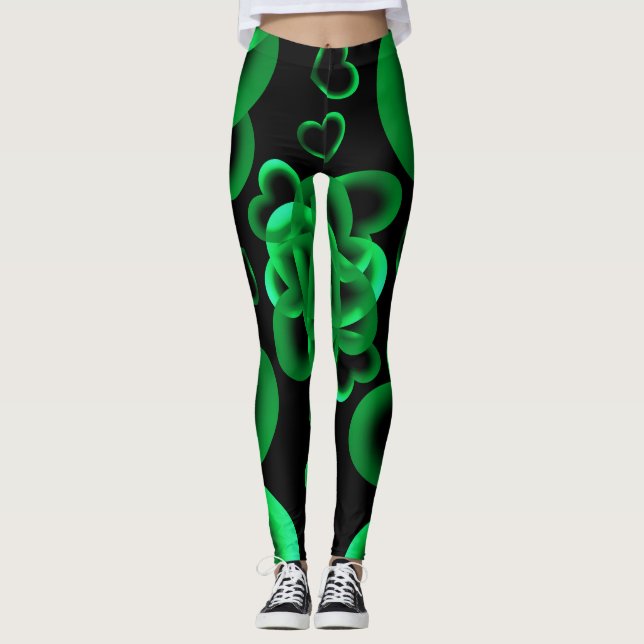 Legging Corações Inteiro Padrão (Frente)