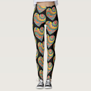 Legging Corações Mandala