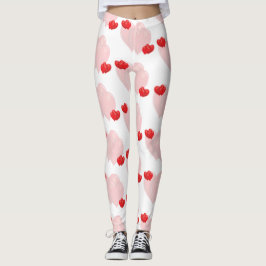 Legging Corações Pesados Corações 
