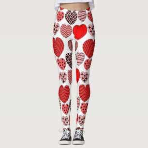 Legging Corações Repetitivos
