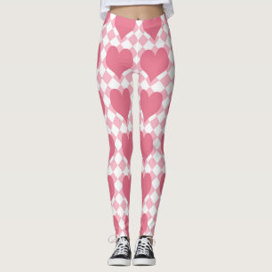 Legging Corações Rosa