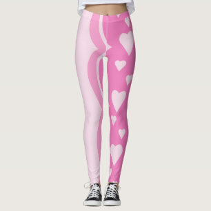 Legging Corações Rosa