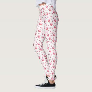 Legging Corações Rosa