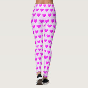 Legging Corações Roxos - Amor Doce