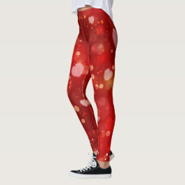 Legging Corações Vermelhos e Barcos