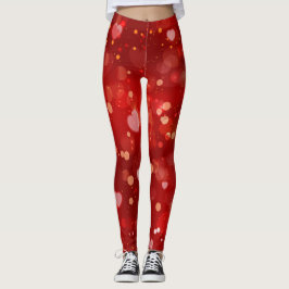 Legging Corações Vermelhos e Barcos
