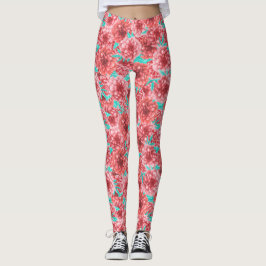 Legging Coral Floral