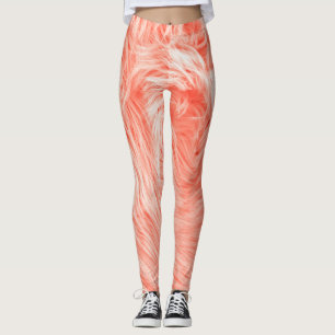 Legging Coral Fluffy Pele: Tendência 2019.