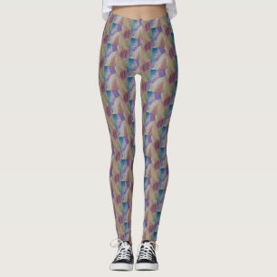 Legging Coral Reef Abstrato Art