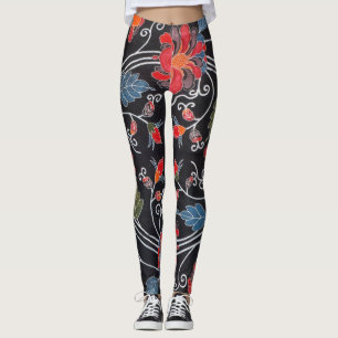 Legging Corante Japonês Okinawan (Bingata)