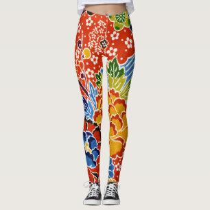 Legging Corante Japonês Okinawan (Bingata)