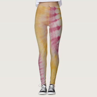 Legging Corante Rosa E Amarelo