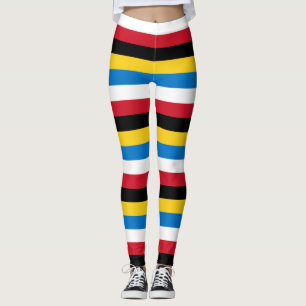 Legging Corantes de Bandeira Nacional de Antígua e Barbuda