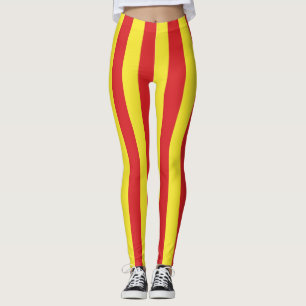 Legging Corantes de Bandeiras Nacionais da Macedônia do No