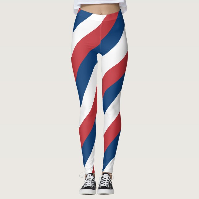 Legging Corantes de Bandeiras Nacionais da Sérvia, com dis (Frente)
