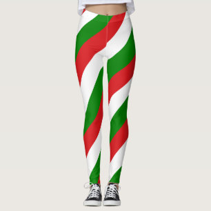 Legging Corantes de Bandeiras Nacionais Omã, Diagonais