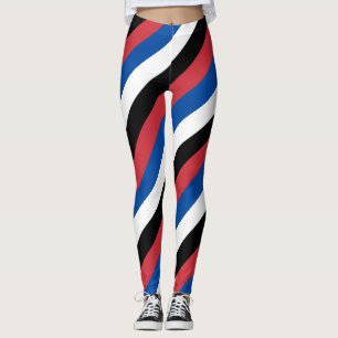 Legging Corantes Nacionais de Bandeiras da Coreia do Sul c