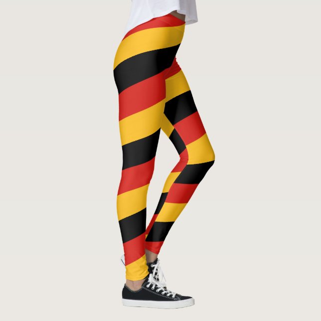 Legging CORES DA BANDEIRA ALEMÃ listras + suas ideias (Direita)