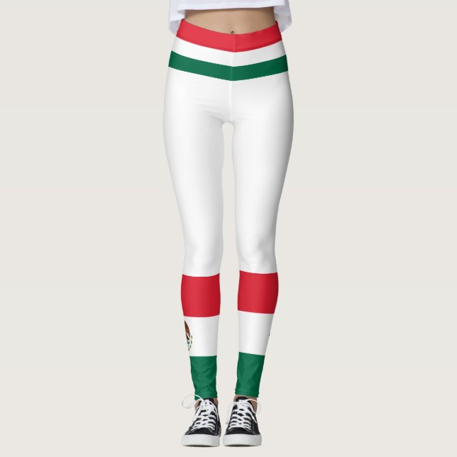 Legging Cores da Bandeira do México (Frente)