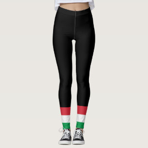 Legging Cores da bandeira italiana.