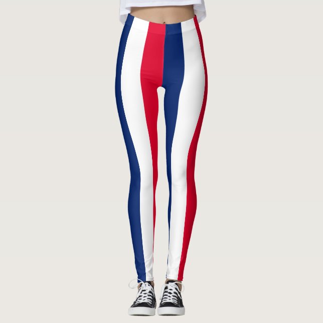 Legging Cores de Bandeira Nacionais da Austrália Verticais (Frente)