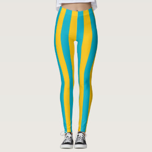Legging Cores de Bandeira Nacionais do Cazaquistão Vertica