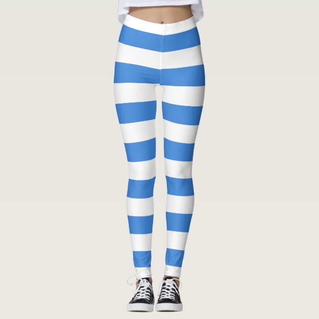 Legging Cores de Bandeira Nacionais Somália Horizontais (Frente)