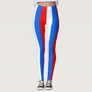 Legging Cores de Bandeiras Nacionais da Eslovênia Verticai