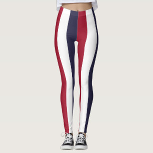 Legging Cores de Bandeiras Nacionais da Tailândia Verticai