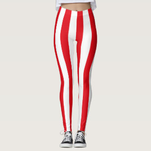 Legging Cores de Bandeiras Nacionais da Turquia Verticais
