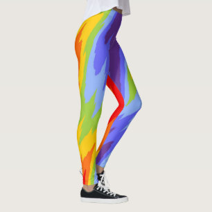Legging Cores de Chakras / Rainbow - bordo rachado II