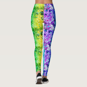 Legging Cores de Joias Brilhantes em Moderno Personalizado