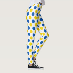 Legging Cores de Sinalizador Azul e Amarelo da Ucrânia Bol