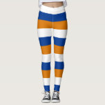 Legging Cores de Sinalizador das Ilhas Marshall Horizontai<br><div class="desc">As Cores de Bandeiras Nacionais das Ilhas Marshall, Leggings Horizontais Striped, nas cores da bandeira das Ilhas Marshall, com um movimentado padrão vertical distribuído assimétrico, impresso em todas as leggings. O tamanho das listras é facilmente ajustável ao seu gosto através da opção "Editar Design". As leggings das Ilhas Marshall são...</div>