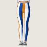 Legging Cores de Sinalizador das Ilhas Marshall Verticais<br><div class="desc">Marcas Nacionais das Ilhas Marshall Cores de Bandeiras Verticais Striped Leggings nas cores da bandeira das Ilhas Marshall com um movimentado padrão vertical distribuído assimétrico impresso em todas as leggings. O tamanho das listras é facilmente ajustável ao seu gosto através da opção "Editar Design". As leggings das Ilhas Marshall são...</div>